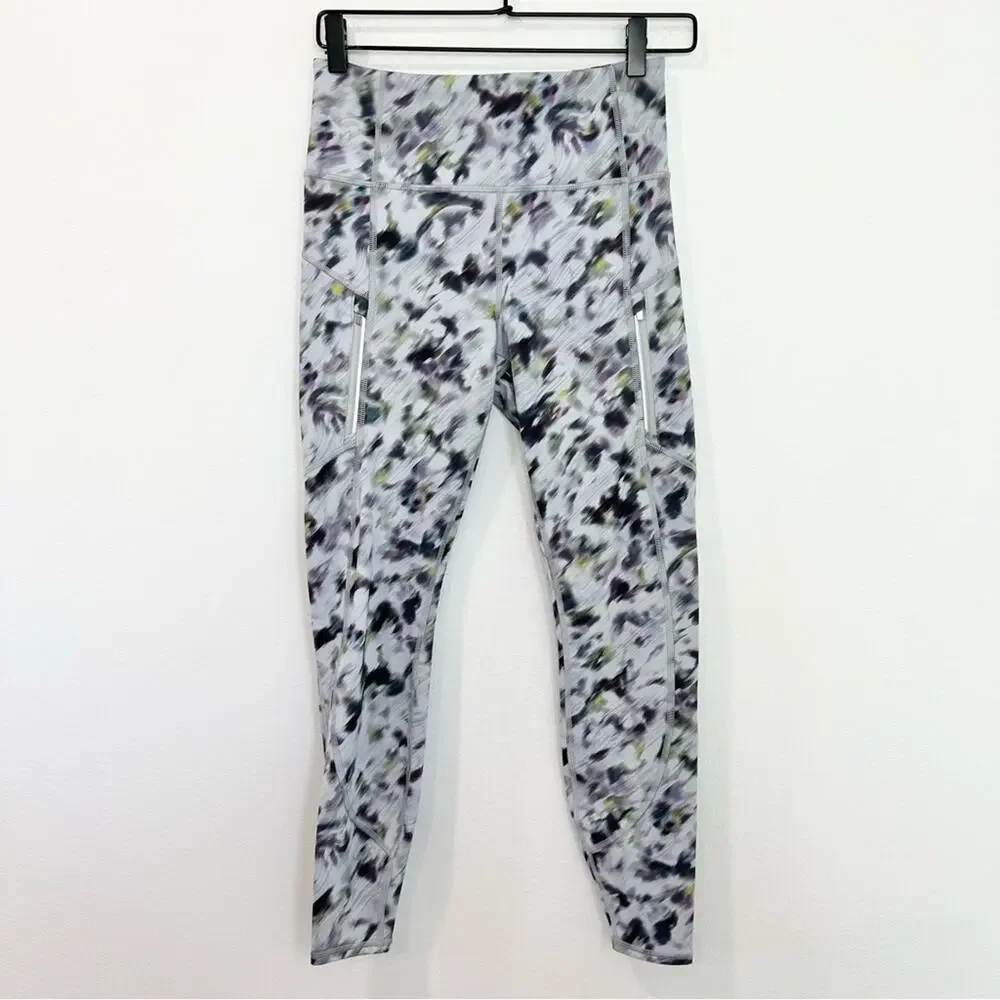 Athleta Rainier Tight Legging Grey Lyra Garden Athletic Activewear size Small - Picture 2 of 6